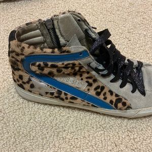 Leopard print golden gooses!